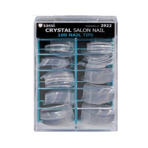 100 Tips Crystal Salon Nail / Square LT