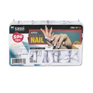 500 Tips White Salon Nail / Salon WT3