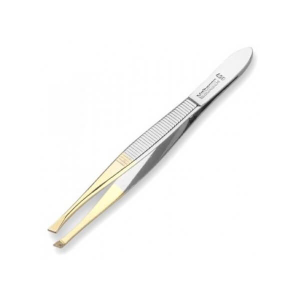 Tweezer Slant Tip – Silver