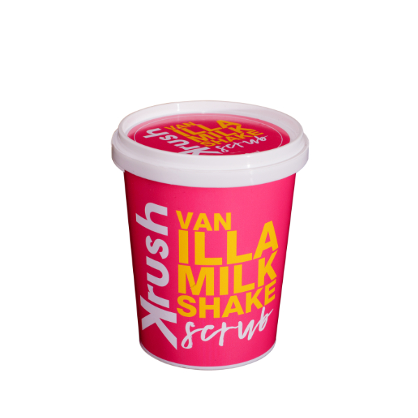 Krush Vanilla Milkshake Sugar Scrub Retail 500ml