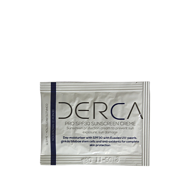 Derca SPF30 Sunscreen Crème Sample