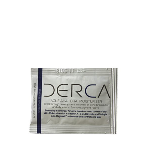 Derca Anti-Oil AHA BHA Moisturizer Sample