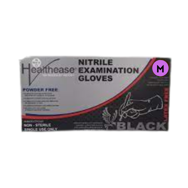 Nitrile P/Free (black) MEDIUM