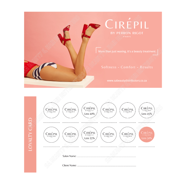 Cirépil Loyalty Cards 50’s