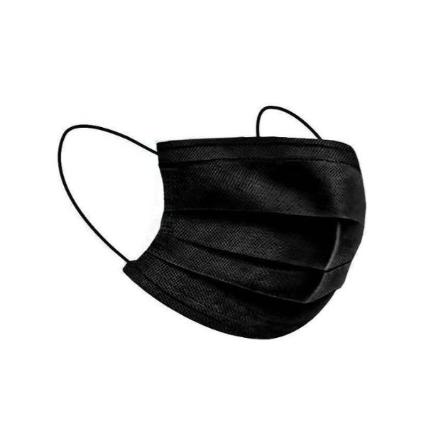 Protective Black Mask – Earlobe 50pcs